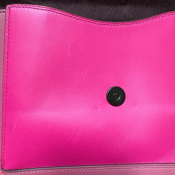 COACH 76034 Dreamer Shoulder Bag In Colorblock adjustable/interchangeable straps - Picture 5 of 11